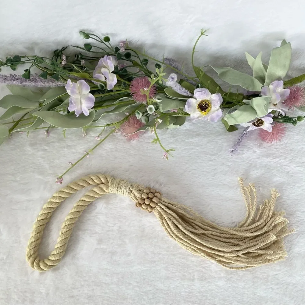 Decorative Braided Loop Hanger Rope Home Decor Plant Pot Accessory